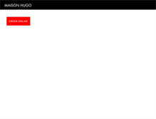 Tablet Screenshot of maisonhugo.com